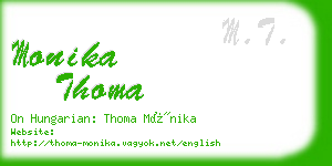 monika thoma business card